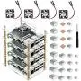 Raspberry Pi 4 Cluster Case, iUniker Raspberry Pi 4 Case with Cooling Fan and Raspberry Pi 4 Heatsink for Raspberry Pi 4 Model B, 3 B+, Pi 3 B, Pi 2 B, Pi B+ (4-Layers) Raspberry Pi 4 Cluster Case, iUniker Raspberry Pi 4 Case with Cooling Fan and Raspberry Pi 4 Heatsink for Raspberry Pi 4 Model B, 3 B+, Pi 3 B, Pi 2 B, Pi B+ (4-Layers)
