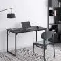 Coleshome Computer Desk 47'', Modern Simple Style Desk for Home Office, Sturdy Writing Desk,Black Coleshome Computer Desk 47'', Modern Simple Style Desk for Home Office, Sturdy Writing Desk,Black