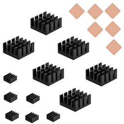 Heatsink Kit for Cooling Cooler Raspberry Pi 3 B+, Pi 3 B, Pi 2, Pi Model B (18 pcs)