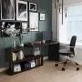 Bestier Rotating L Shaped Computer Desk, 51'' Large Corner Office Desk with Open 2 Tier Storage Shelves, Lightweight Sturdy Hollow-Core Board Gaming L Desk Workstation for Home Office, Brown Bestier Rotating L Shaped Computer Desk, 51'' Large Corner Office Desk with Open 2 Tier Storage Shelves, Lightweight Sturdy Hollow-Core Board Gaming L Desk Workstation for Home Office, Brown