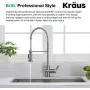 Kraus KPF-1690SFS Britt Pre-Rinse/Commercial Kitchen Faucet with Dual Function Sprayhead in all-Brite Finish, Spot Free Stainless Steel
