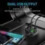 2-Pack Quick Charger 3.0 Dual USB Car Charger Socket with Voltmeter & Switch, Metal Waterproof 36W 12V Power Outlet Fast Charger for Car Boat Marine ATV Truck and More (Green) 2-Pack Quick Charger 3.0 Dual USB Car Charger Socket with Voltmeter & Switch, Metal Waterproof 36W 12V Power Outlet Fast Charger for Car Boat Marine ATV Truck and More (Green)
