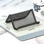 MaxGear Mesh Business Card Holder Stand Metal Business Card Stand for Desk Office Business Card Display with 50 Name Card Capacity 6 Pack Black MaxGear Mesh Business Card Holder Stand Metal Business Card Stand for Desk Office Business Card Display with 50 Name Card Capacity 6 Pack Black