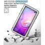 Galaxy S10 Plus Case,Bpowe Armor Tank Aluminum Metal Gorilla Glass Shockproof Military Heavy Duty Sturdy Protector Cover Hard Case for Samsung Galaxy S10 Plus (Silver)