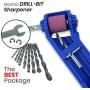 Chainsaw Sharpener Value KIT | Powersharp Chain Saw Blade sharpeners + Electric Drill Bit Files + Sharpening Stone file Grinder parts kit. Sthil, Dewalt.