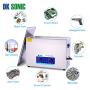 Large Commercial Ultrasonic Cleaner - DK SONIC 30L 600W Sonic Cleaner with Heater and Basket for Metal Parts,Carburetor,Fuel Injector,Brass,Auto Parts,Engine Parts,Motor Repair Tools,etc