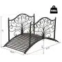 Outsunny 4’ Metal Arched Backyard Decorative Garden Bridge - Black Bronze Outsunny 4’ Metal Arched Backyard Decorative Garden Bridge - Black Bronze