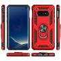 Military Grade Drop Impact for Samsung Galaxy Note 8 Case 360 Metal Rotating Ring Kickstand Holder Built-in Magnetic Car Mount Armor Shockproof Cover for Galaxy Note 8 Protection Case (Blue)