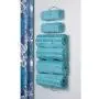 mDesign Wall Mount Metal Wire Towel Storage Shelf Organizer Rack Holder with 6 Compartments, Shelves for Bathroom Towels - Chrome mDesign Wall Mount Metal Wire Towel Storage Shelf Organizer Rack Holder with 6 Compartments, Shelves for Bathroom Towels - Chrome