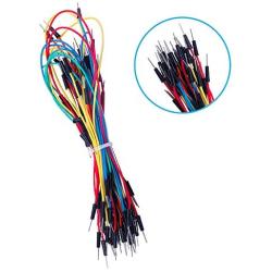 ELEGOO 130pcs Solderless Flexible Breadboard Jumper Wires Male to Male Compatible with Arduino Breadboard