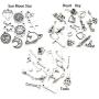 WOCRAFT 100 pcs Wholesale Bulk Lots Animals Tools Charms for Jewelry Making Mixed Smooth Tibetan Silver Metal Charms Pendants DIY for Jewelry Making Necklace Bracelet and Crafting (M356)