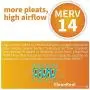 CleanReal 20×20×1 High Grade MERV14 Air Filter for AC Furnace or HVAC, Defense of ALL Pollutants, Pollen, Pet Dander, Smoke & PM2.5, 4-pack CleanReal 20×20×1 High Grade MERV14 Air Filter for AC Furnace or HVAC, Defense of ALL Pollutants, Pollen, Pet Dander, Smoke & PM2.5, 4-pack