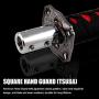 RYANSTAR Katana Shift Knob Samurai Sword Gear Shifter with 4 Adapters Universal Fit Compatible with Manual Cars Most Automatic Cars with 4 Adapters Black+Red