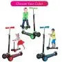 MOBIUS Toys Scooter for Kids, Maxi Foldable Kick Scooter Deluxe, Handlebars adjustability from Age 5-12, Surface-Safety Balance Technology, 2'' Width x 3 Wheels