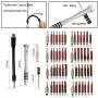 Kaisi 70 in 1 Precision Screwdriver Set Professional Electronics Repair Tool Kit with 56 Bits Magnetic Driver Kit, Anti Static Wrist Band, Spudgers for Tablet, Macbook, PC, iPhone, Xbox, Game Console