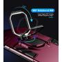 iPhone XR Case, Heavy Duty Shockproof Phone Cover with Magnetic Car Mount Metal Ring Kickstand for Apple iPhone XR 6.1inch - Red