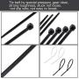 Cable Zip Ties Nylon Self Locking Wire Ties 4 inch 200 Pieces Black
