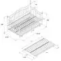 DHP Tokyo Daybed and Trundle with Metal Frame, Twin Over Twin Size, Brushed Bronze