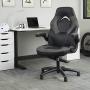 OFM ESS Collection Racing Style Bonded Leather Gaming Chair, in Gray (ESS-3085-GRY) OFM ESS Collection Racing Style Bonded Leather Gaming Chair, in Gray (ESS-3085-GRY)