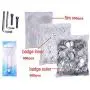 Seeutek Button Maker Machine Button Badge Maker 1 inch 25mm with 500 Pcs Button Parts and 1 inch 25mm Circle Cutter