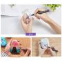 Premium Metallic Marker Calligraphy Brush Pens, Ohuhu Set of 12 Glitter Paint Pen Window Marker for DIY Valentines Day Birthday Card Making, Coloring Books, Photo Album, Glass Back To School Gift