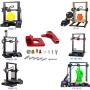 AJSPOW 3D Printer Extruders Upgrade Replacement Metal Aluminum Alloy Block Bowden 1.75mm Filament Drive Feed 3D Printer Parts of Right for MK8 Creality CR-7 8 10 10S S4 S5 Ender 3 3Pro 5