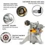 YAMATIC Max 3000 PSI 2.4 GPM Pressure Washer Pump Vertical 7/8'' Shaft OEM & Replacement Pump for Power Washer with Spray Nozzle Tips