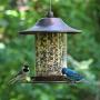 Perky-Pet 312 Panorama Bird Feeder, Small, 2 lbs, Brown