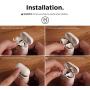 elago Upgraded AirPods Dust Guard (Rose Gold, 1 Set) – Dust-Proof Film, Luxurious Looking, Must Watch Easy Installation Video, Protect AirPods from Metal Shavings [US Patent Registered]