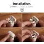 elago Upgraded AirPods Dust Guard (Gold, 1 Set) – Dust-Proof Film, Luxurious Looking, Must Watch Easy Installation Video, Chromium Plating, Protect AirPods from Metal Shavings [US Patent Registered]