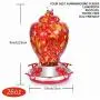 Hapito Hummingbird Feeder for Outdoors - Hand Blown Glass, 26 Ounces Nectar Capacity, No Leaking/Rustless, Containing Ant Moat, Metal Hook, Hemp Rope and Brush Hapito Hummingbird Feeder for Outdoors - Hand Blown Glass, 26 Ounces Nectar Capacity, No Leaking/Rustless, Containing Ant Moat, Metal Hook, Hemp Rope and Brush