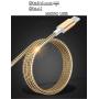 USB to Micro USB Cable Android Charger Cable Fast Charge,Short Micro USB Charging Cable 3FT Pack,USB Micro Cable Micro USB Charge Cable for Samsung Tablet/Galaxy,Kindle Charger Cord,LG,PS4-Silver Gold