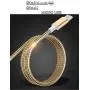 USB to Micro USB Cable Android Charger Cable Fast Charge,Short Micro USB Charging Cable 3FT Pack,USB Micro Cable Micro USB Charge Cable for Samsung Tablet/Galaxy,Kindle Charger Cord,LG,PS4-Silver Gold