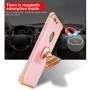 iPhone 8 Plus Case, Ultra Slim Flexible iPhone 8 Plus Matte Case, Styles 3 in 1 Electroplated Shockproof Luxury Cover Case for iPhone 8 Plus (Rose Gold)