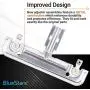 [NEW] Ultra Durable W10712394 Dishwasher METAL Rack Adjuster Kit Replacement Part by Blue Stars - Exact Fit for Whirlpool & Kenmore Dishwashers - Replaces W10238418 W10253546 PS10064063