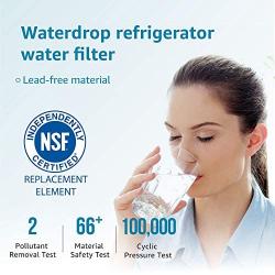 Waterdrop UKF8001 Water Filter, Compatible with Whirlpool EDR4RXD1, Filter 4, Maytag UKF8001P, UKF8001AXX-750, 4396395, 469006, PUR, Puriclean II, 46-9006, Pack of 3 (package may vary)