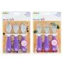 Munchkin Raise Toddler forks and Spoons 6 Piece, Purple Munchkin Raise Toddler forks and Spoons 6 Piece, Purple
