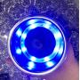 4PCS Stainless Steel 12V 8 LED Blue Light Insert Cup Drink Holder for Marine Boat Car Truck Camper RV with Drain
