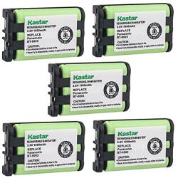 Kastar Battery (5 Pack), Ni-MH 3.6V 1000mAh, for Uniden BT-0003 BT0003 CLX-465 CLX-485 CLX-4753 TCX-400 TCX-440 WIN1200 BBTY0545001 UIP1869V CLX465 CLX4753 CLX485 TCX400 TCX440 CLX475-3 CLX502 CLX-502