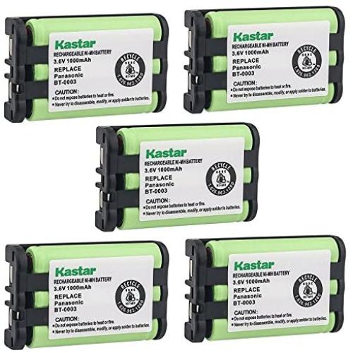Kastar Battery (5 Pack), Ni-MH 3.6V 1000mAh, for Uniden BT-0003 BT0003 CLX-465 CLX-485 CLX-4753 TCX-400 TCX-440 WIN1200 BBTY0545001 UIP1869V CLX465 CLX4753 CLX485 TCX400 TCX440 CLX475-3 CLX502 CLX-502