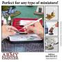 The Army Painter Wargames Mega Brush Set - 10 Miniature Paint Brushes Including Free Masterclass Kolinsky Sable Hair Brush and Detail Paint Brush with Fine Tip - Miniature Painting Kit for Wargamers