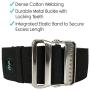 Vive Gait Belt (60 Inch) - Transfer Assist Device for Seniors, Elderly, Pediatric, Bariatric, Occupational and Physical Therapy - Medical Nursing Safety Long Gate Strap with Quick Release Metal Buckle