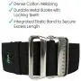 Vive Gait Belt (60 Inch) - Transfer Assist Device for Seniors, Elderly, Pediatric, Bariatric, Occupational and Physical Therapy - Medical Nursing Safety Long Gate Strap with Quick Release Metal Buckle Vive Gait Belt (60 Inch) - Transfer Assist Device for Seniors, Elderly, Pediatric, Bariatric, Occupational and Physical Therapy - Medical Nursing Safety Long Gate Strap with Quick Release Metal Buckle
