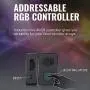 Cooler Master Master Fan MF120 Halo Duo-Ring Addressable RGB Lighting 120mm 3 Pack with Independently-Controlled LEDS, Absorbing Rubber Pads, PWM Static Pressure for Computer Case & Liquid Radiator