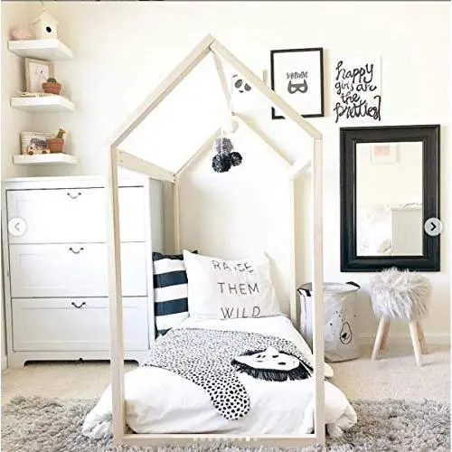 House Bed Frame Toddler Bed PREMIUM WOOD House Bed Frame Toddler Bed PREMIUM WOOD