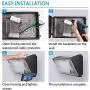 LED Wall Pack Lights 120W,（5000K Daylight Wall Pack),Commercial and Industrial Outdoor Wall Pack Lighting 500~600W HPS/HID Bulb Replacement Waterproof