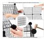 C&AHOME Wire Cube Storage, 16 Cube Storage Organizer, Metal Bookcase Bookshelf, Standing Shelf Units, Closet Cabinet for Home, Office, Kids Room, 48.4”L x 12.4”W x 48.4”H Black C&AHOME Wire Cube Storage, 16 Cube Storage Organizer, Metal Bookcase Bookshelf, Standing Shelf Units, Closet Cabinet for Home, Office, Kids Room, 48.4”L x 12.4”W x 48.4”H Black