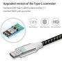 USB Type C Cable 10ft, Fasgear 3 Pack Long USB to USB C Cable Nylon Braided Fast Charging Compatible with Galaxy Note 8 9 S8/S9/S10/S10+, LG V20/G6 and More (Blue/Black/Rose)