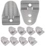 Drfeify Shock Absorber Seat, RC Cars Shock Mount Metal Shock Seat Accessories for WPL RC Car Upgrade Part