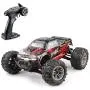 Hosim 1:16 Scale 4WD 36km/h High Speed RC Truck 9135 Remote Control RC Car 2.4Ghz Radio Controlled Off-Road RC Monster Truck RTR Hobby Car Buggy for Kids Adults (Red)